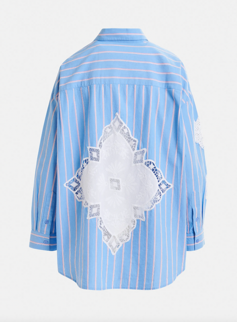 Essentiel Lace Patchwork Shirt