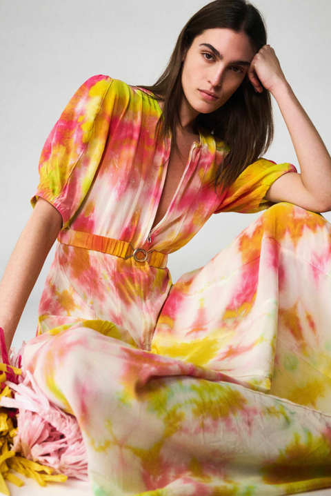 Luuda Silk Zipper Gown