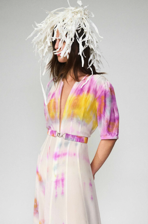 Luuda Silk Zipper Gown