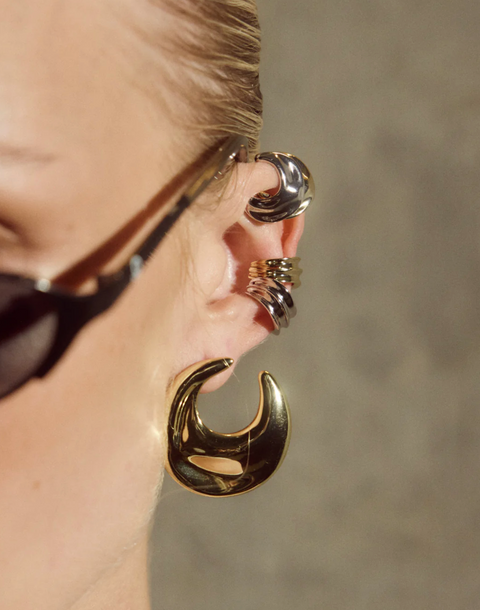 LUV AJ Mercury Disc Ear Cuff Set