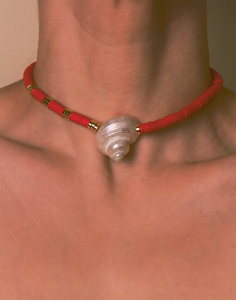 LUV AJ Formentera Shell Necklace