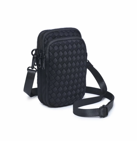 Sol and Selene Woven Neoprene Crossbody Bag - Divide and Conquer