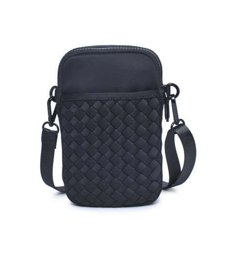 Sol and Selene Woven Neoprene Crossbody Bag - Divide and Conquer