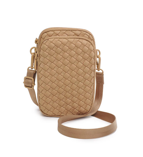 Sol and Selene Woven Neoprene Crossbody Bag - Divide and Conquer