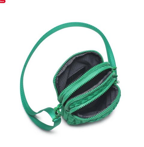 Sol and Selene Woven Neoprene Crossbody Bag - Divide and Conquer