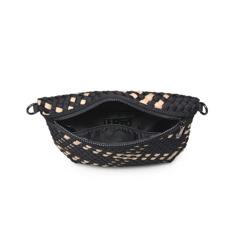 Sol and Selene Woven Neoprene Crossbody Bag - Ethereal