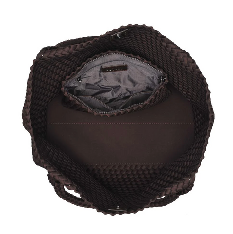 Sol and Selene Woven Neoprene Cross Body Bag - Skys The Limit Large