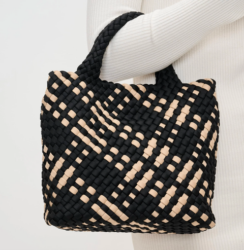 Sol and Selene Woven Neoprene Cross Body Bag - Skys The Limit Small