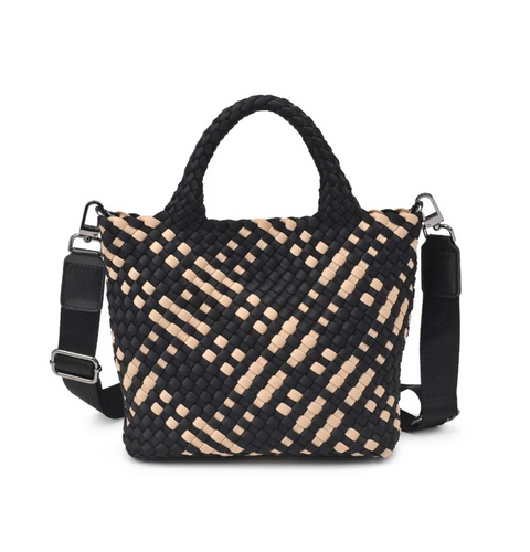 Sol and Selene Woven Neoprene Cross Body Bag - Skys The Limit Small