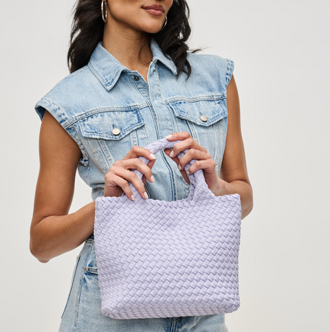 Sol and Selene Woven Neoprene Cross Body Bag - Skys The Limit Small