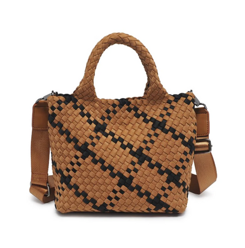 Sol and Selene Woven Neoprene Cross Body Bag - Skys The Limit Small