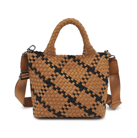 Sol and Selene Woven Neoprene Cross Body Bag - Skys The Limit Small