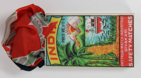 Les Belles Vagabondes Mini Agami Square - Marine Navy