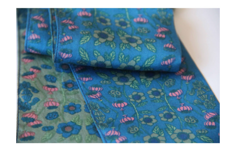 Les Belles Vagabondes Windsor Bandeau - Blue