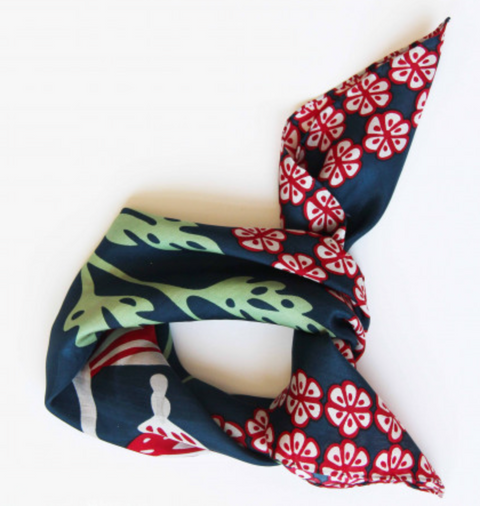 Les Belles Vagabondes Mini Alice Square - Marine Navy