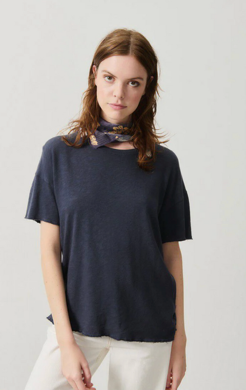 American Vintage Sonoma Short Sleeve T-Shirt - Vintage Navy