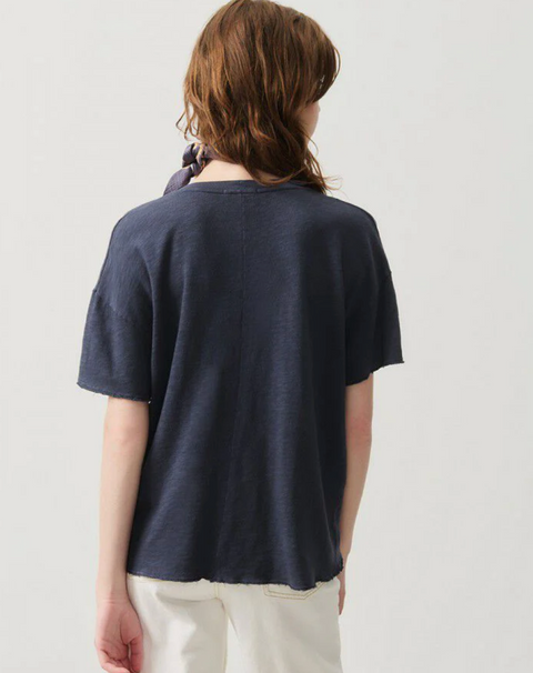 American Vintage Sonoma Short Sleeve T-Shirt - Vintage Navy