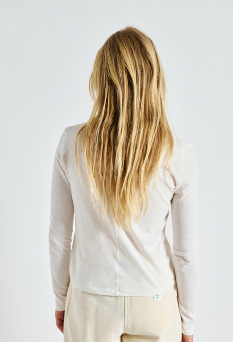 American Vintage Gami Long Sleeve T-Shirt - White