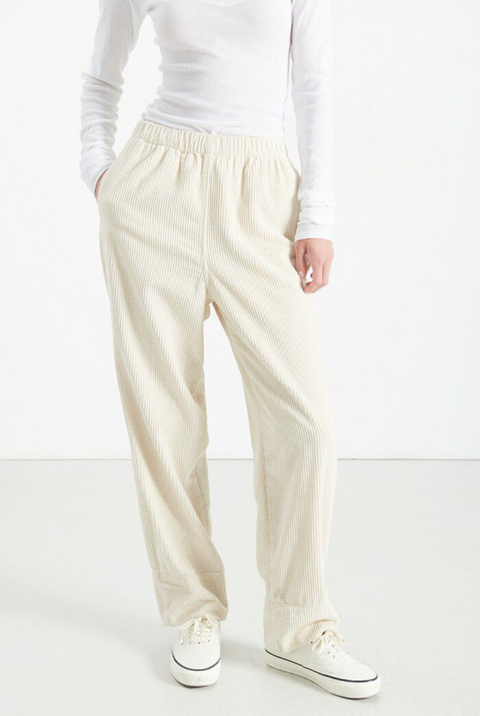 American Vintage Padow Corduroy Trousers - Vintage Ecru