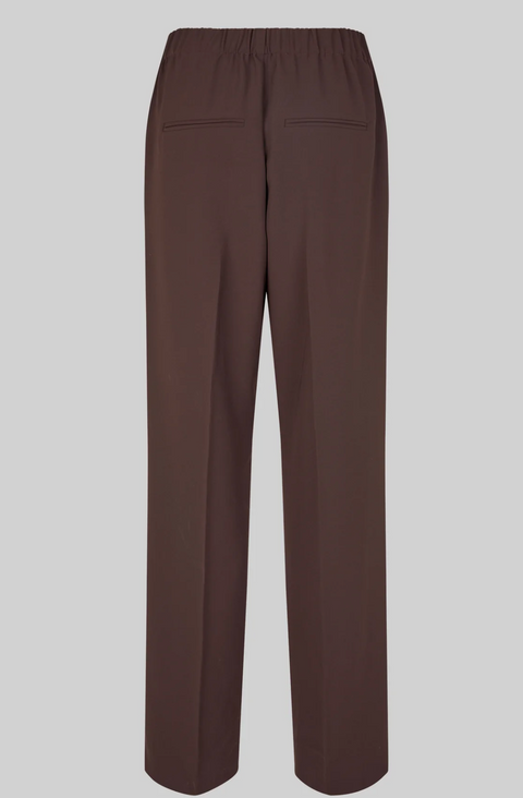 Second Female Fique Classic Trouser - Chocolate Plum