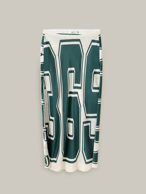 ME369 Blakely Slip Skirt - Sporty Jade