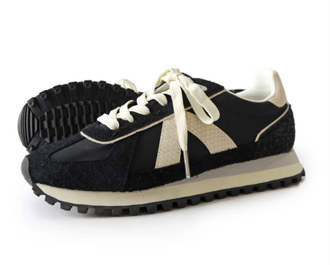 ASFVLT Gate Sneaker - Black/Gold