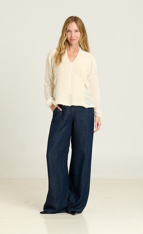 Sita Murt Cape Sweater - Ivory