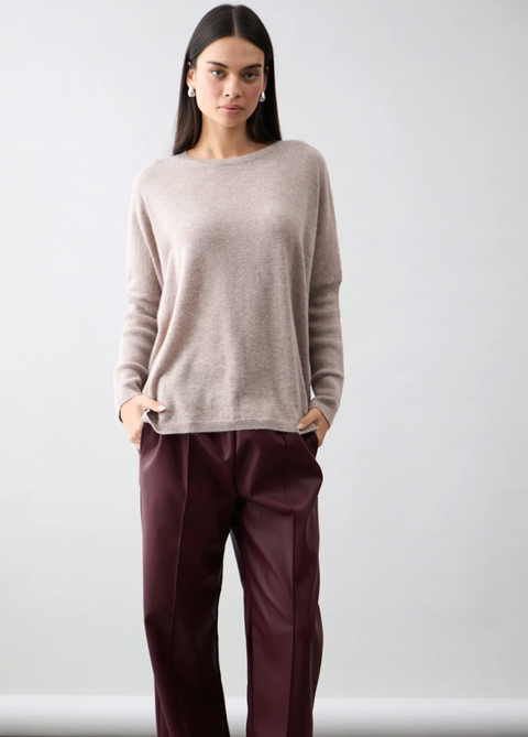 Mia Fratino Boyfriend Crew - Toast