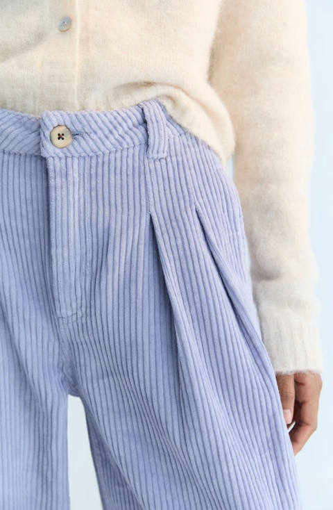 The New Society Nicol Corduroy Pant - Lilac Haze