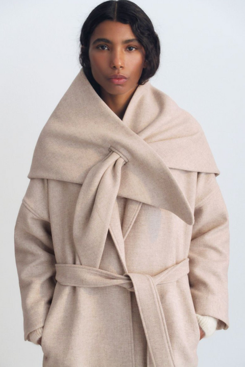 The New Society Kristine Scarf - Beige