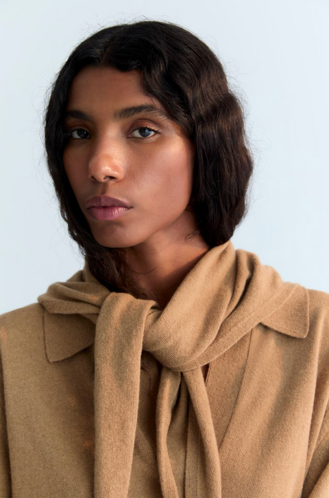 The New Society Agatha Bandana - Camel