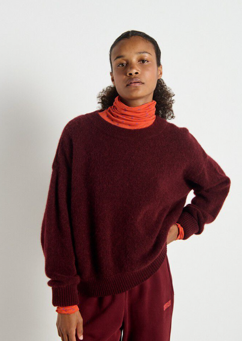 American Vintage Vitow Jumper - Grenat Melange