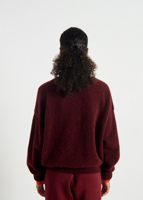 American Vintage Vitow Jumper - Grenat Melange