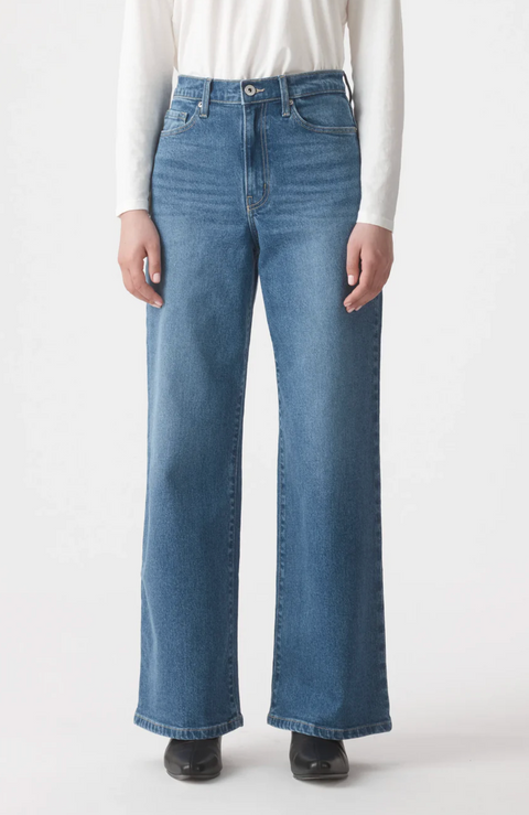 Outland Denim Ellie High Wide Jean - Liberty