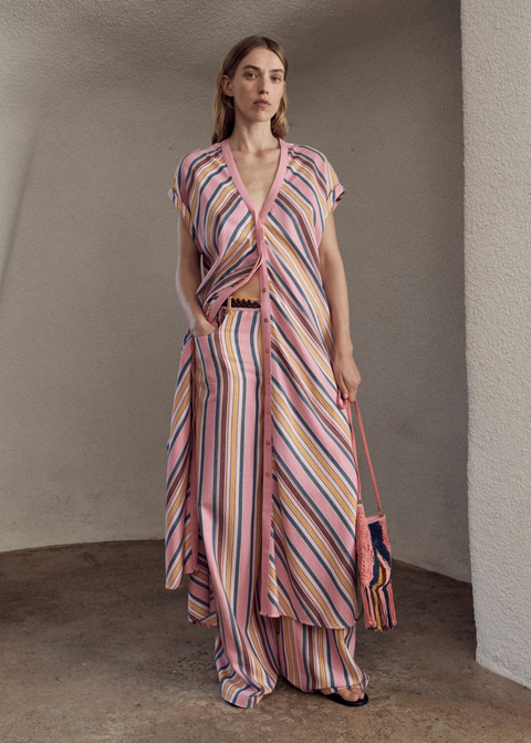 Ilio Nema Cythera Caftan - Samos Stripe