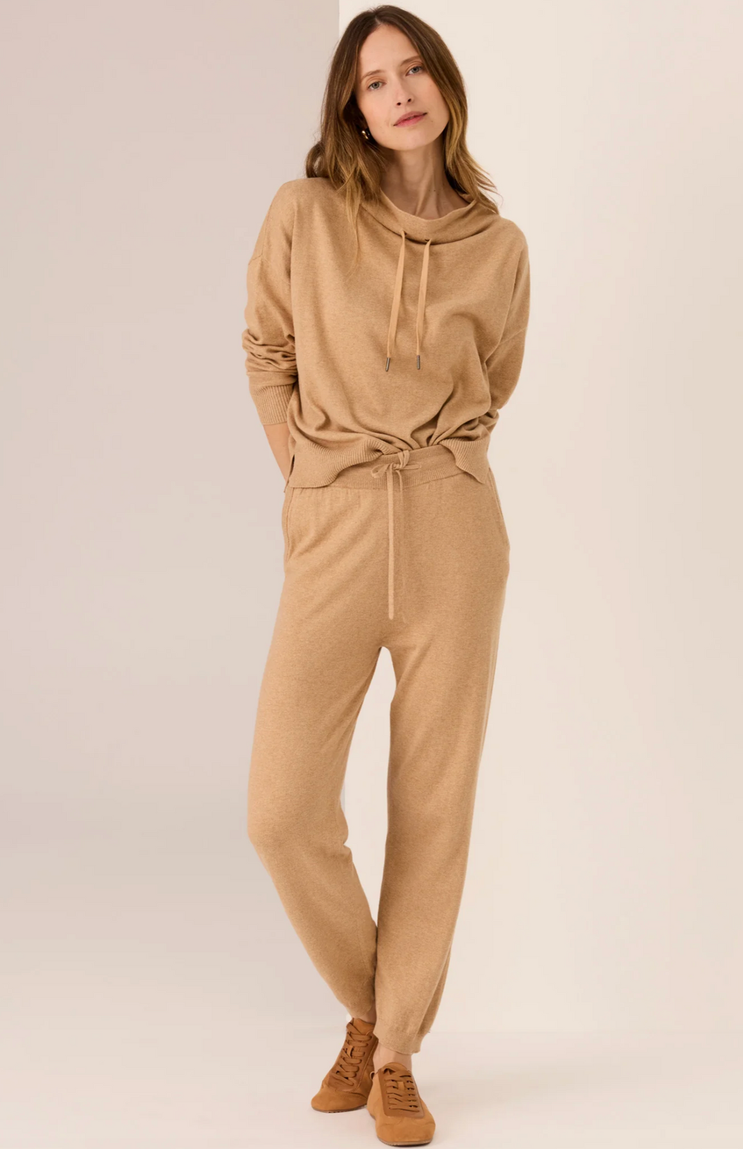 POL Clothing Rowan Drawcord Knit - Pebble – Long Weekend Store