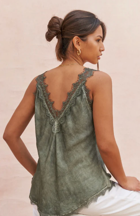 Charli London Solange Camisole - Khaki