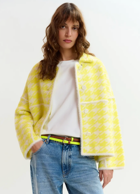 Essentiel Antwerp Joking Jacket - Lemon Squeeze