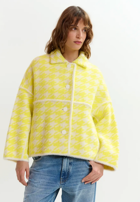 Essentiel Antwerp Joking Jacket - Lemon Squeeze