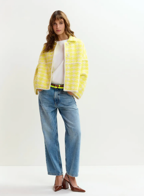 Essentiel Antwerp Joking Jacket - Lemon Squeeze