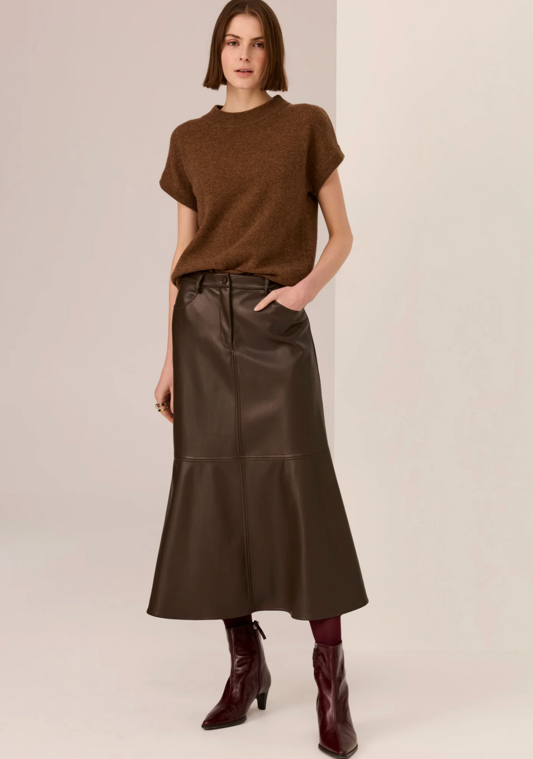 POL Clothing Astor Knit Top - Toffee – Long Weekend Store