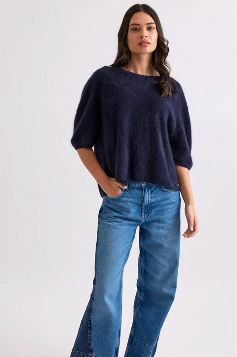 Mia Fratino Eliza Tee - Midnight