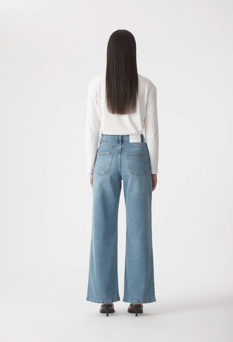 Outland Denim Ellie High Wide Jean - Drift