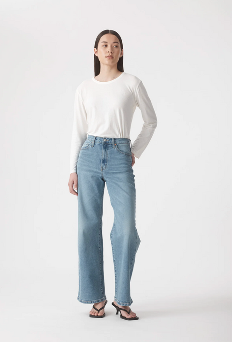 Outland Denim Ellie High Wide Jean - Drift