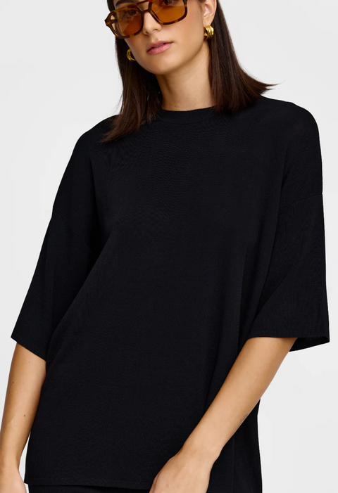 Kinney Camden Knit Tee - Black