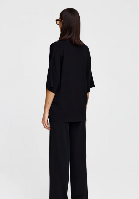 Kinney Camden Knit Tee - Black