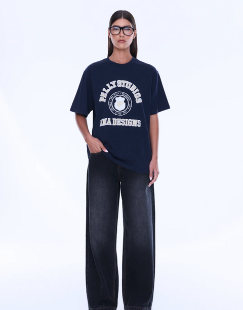 Ena Pelly Sophia Relaxed Tee - Washed Ink / Pelly Studios