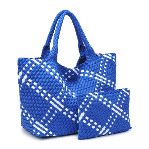 Sol and Selene Skys The Limit Large Tote - Santorini