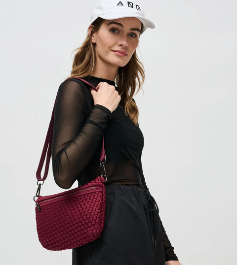 Sol and Selene Ethereal Crossbody Bag - Wine