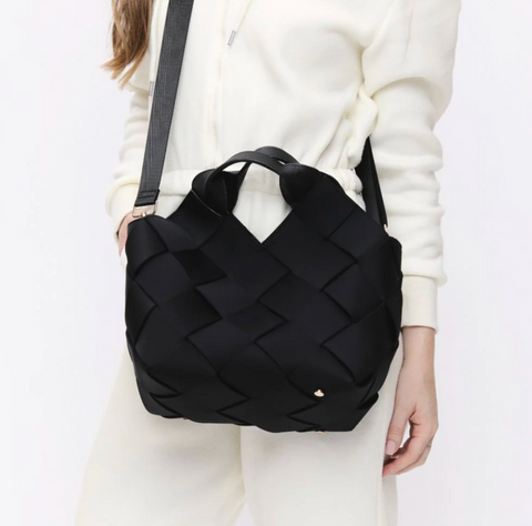 Sol and Selene Resilience Woven Neoprene Bag - Black